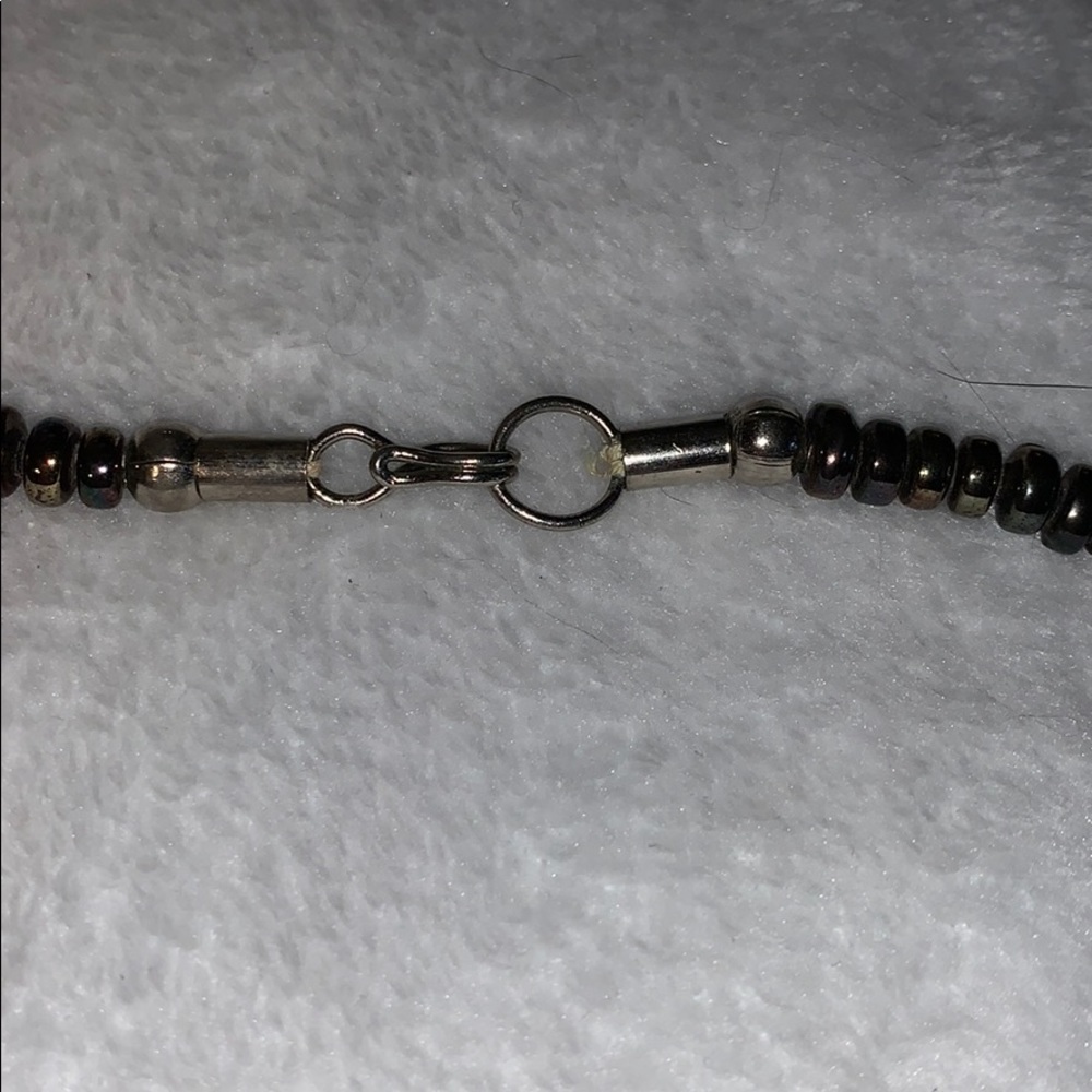 Very Antique Necklace-Seed beads w/ Lampwork Beads - Picture 4 of 7